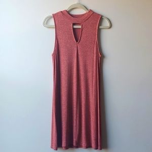 keyhole knit dress sleeveless